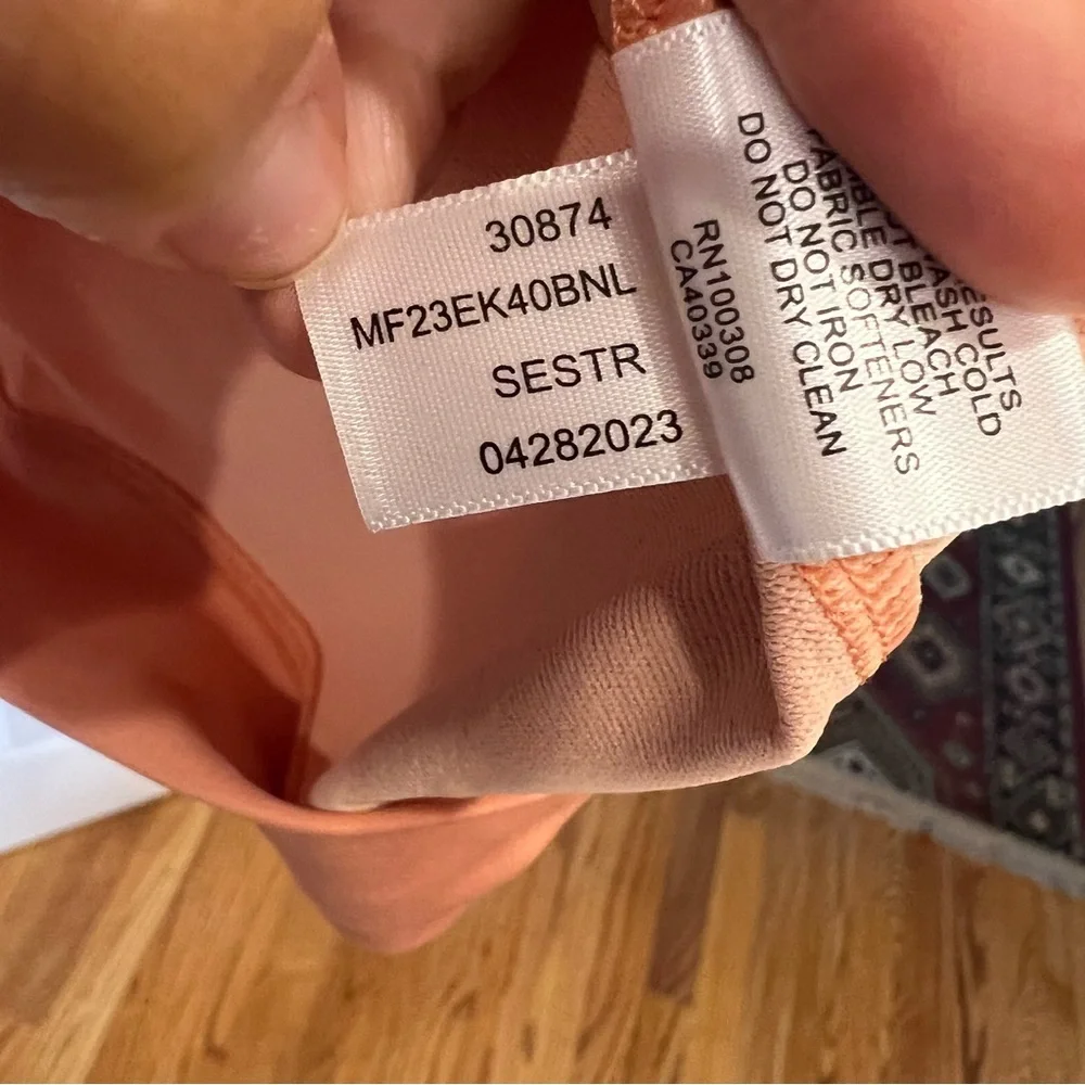 Peter Millar Perth Melange Performance Quarter Zip Men’s XXL Sea Star Orange